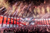 The Chainsmokers on stage at Creamfields 2018